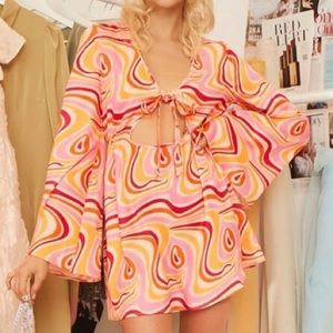 Mod Colorful Mini Dress